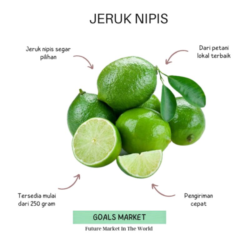 

Jeruk Nipis 250 gr - 1 kg Jeruk Pecel Segar