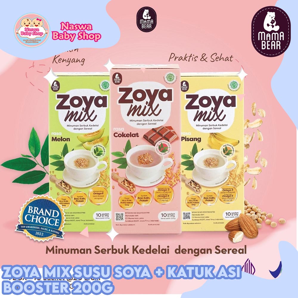 MamaBear Zoya Mix Susu Soya + Katuk ASI Booster 200g