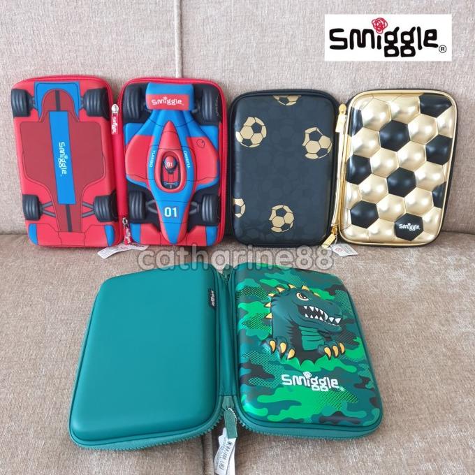 

SMIGGLE Tempat Pensil Racing Car Bola Gold Dinosaur Dino Ball Kick Off