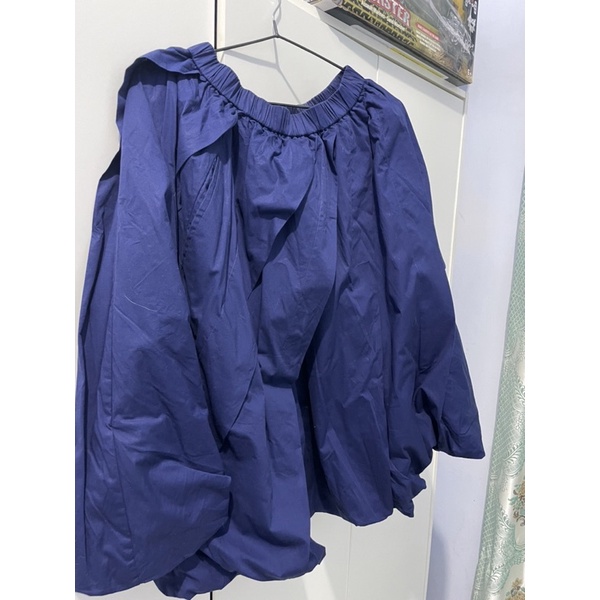 PRELOVED UNIQLO X MARNI BLUE BALLOON SKIRT MURAH BANGET