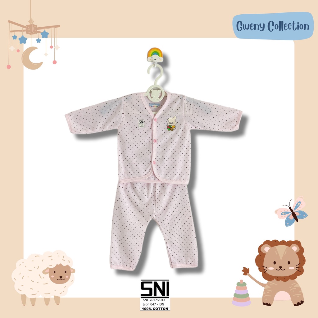 SETELAN BAJU&amp;CELANA LENGAN PENDEK, LENGAN PANJANG, TANPA LENGAN/KUTUNG BAJU SETELAN ANAK BAYI/NEWBORN UNISEX (ADT)