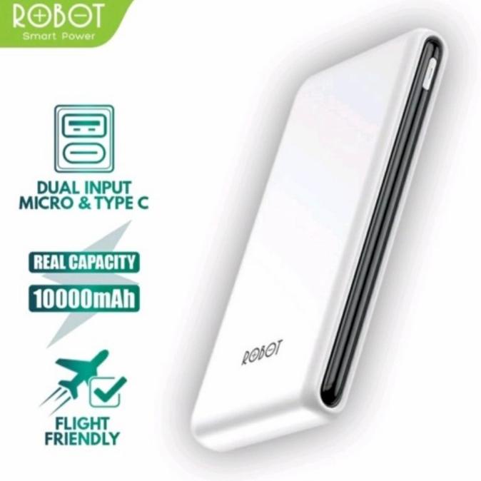powerbank robot 10000mah RT180 original putih