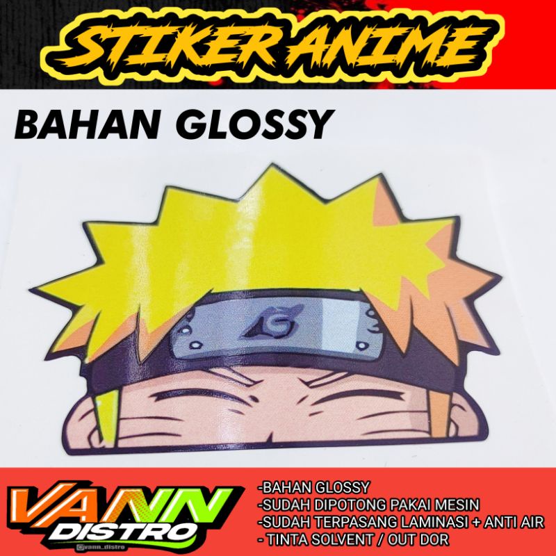 Stiker anime / stiker naruto / stiker kartun / stiker kata kata / stiker vir