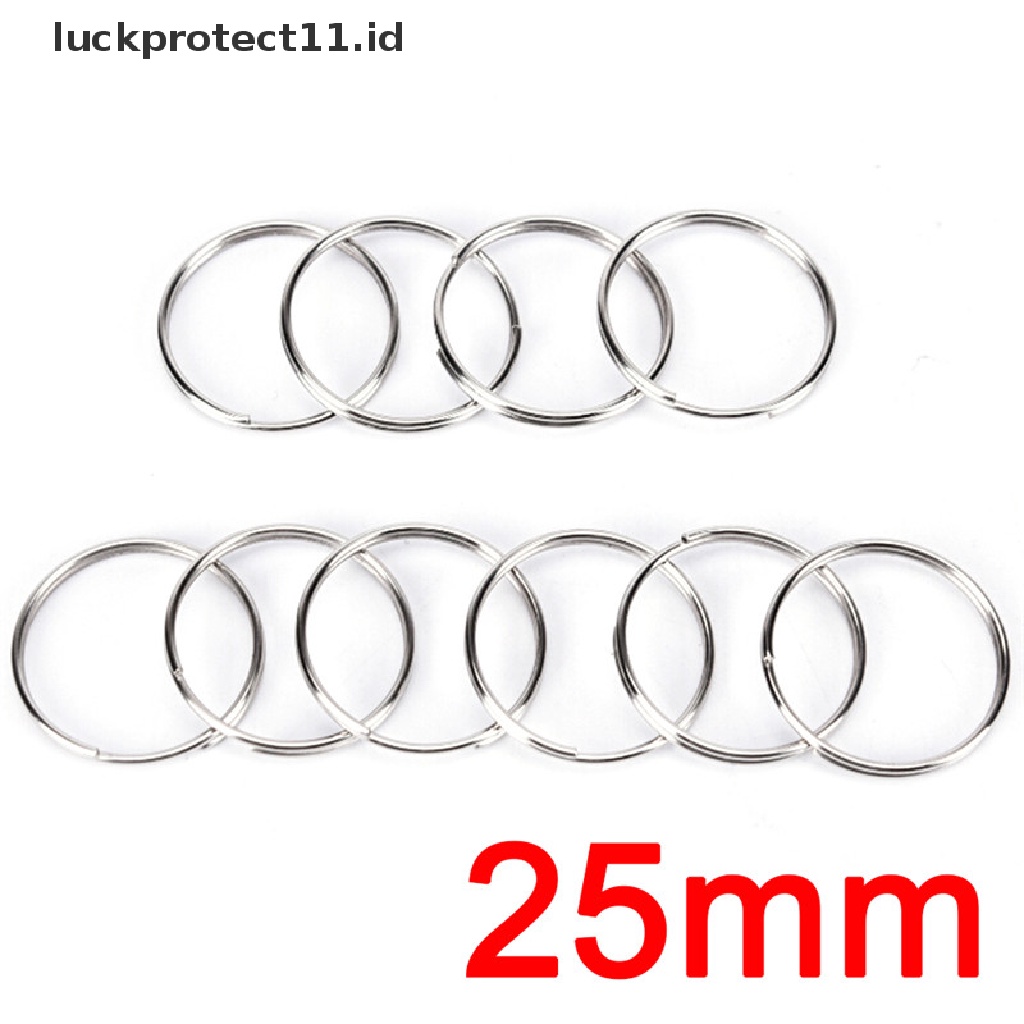 /Fashion Hot// Fashion// 10pcs Steel Keyring Split Key Rings Nickel Hoop Ring Nickel Plated Steel Loop.