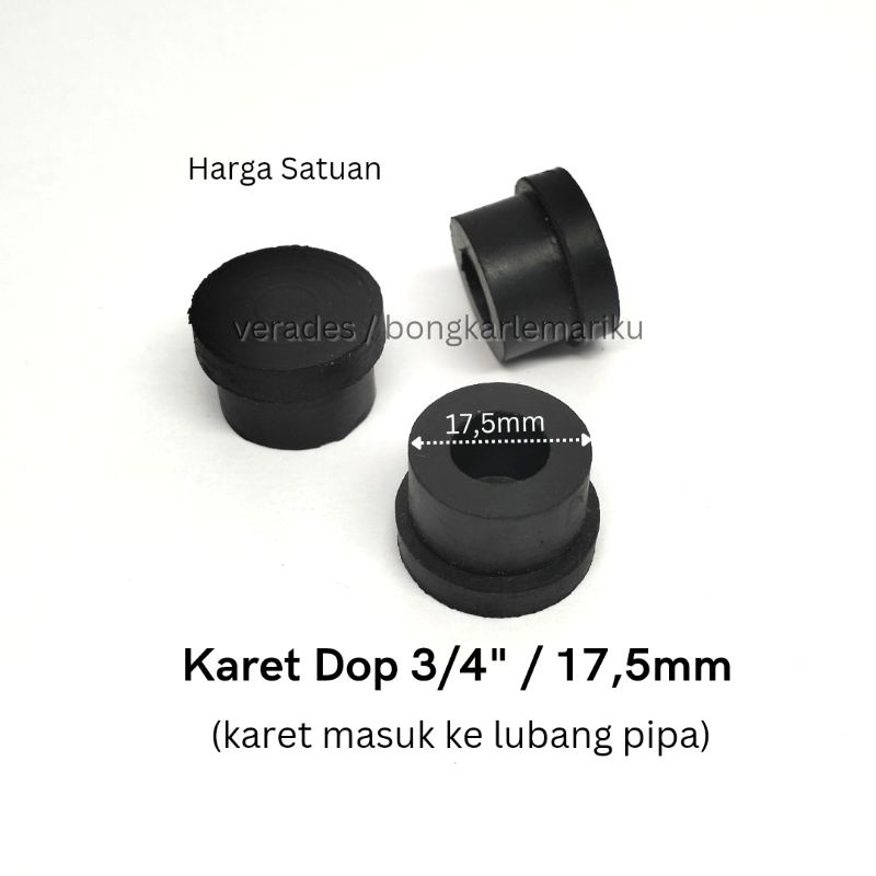 Karet Dop 3/4&quot; 17,5mm Karet Kaki Kursi Meja