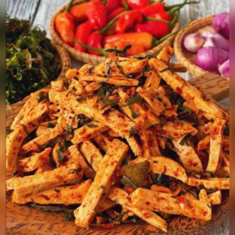 

Basreng pedas daun jeruk