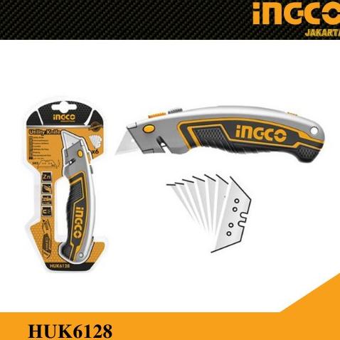 

Pisau Cutter Serbaguna / Cutter Tajam / Utility Knife INGCO HUK6128