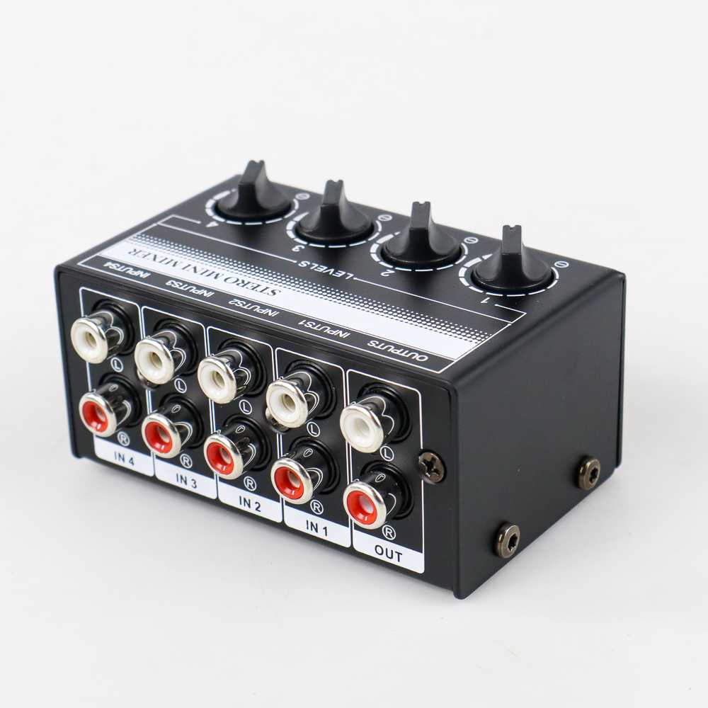 STERO Professional Ultra-Compact Mini Mixer Amplifier 4 Channel CX400 ( Mughnii )