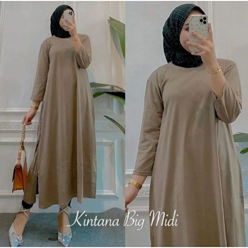 Kayla dress atasan wanita terbaru / atasan polos wanita /