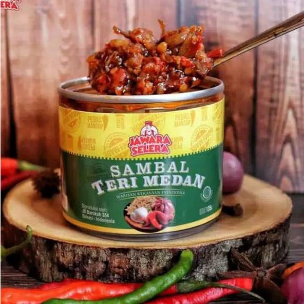 

12.12 [ TERLARIS ] Sambel Teri / Sambal Teri Medan JS 135gr / Sambal Pedas 