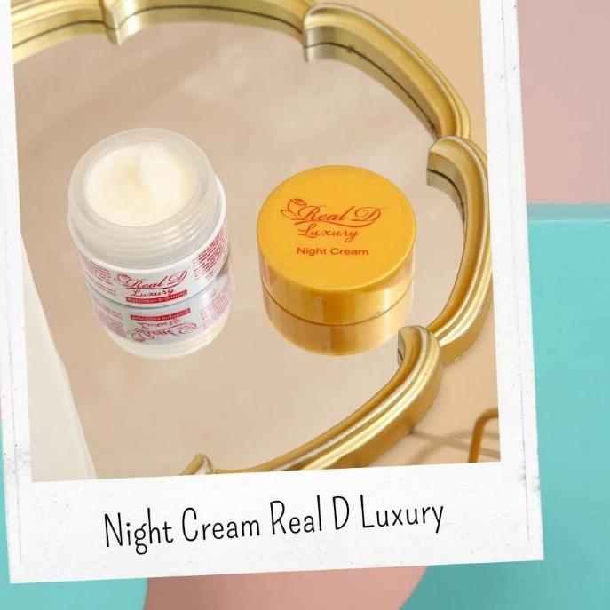 READY ✅Cream malam Real D Luxury/ CR versi BPOM|KD1