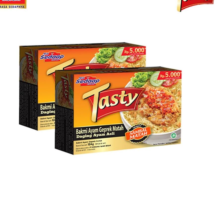 

❦ Sedaap Tasty Ayam Geprek 124 gr x 2 pcs ➪