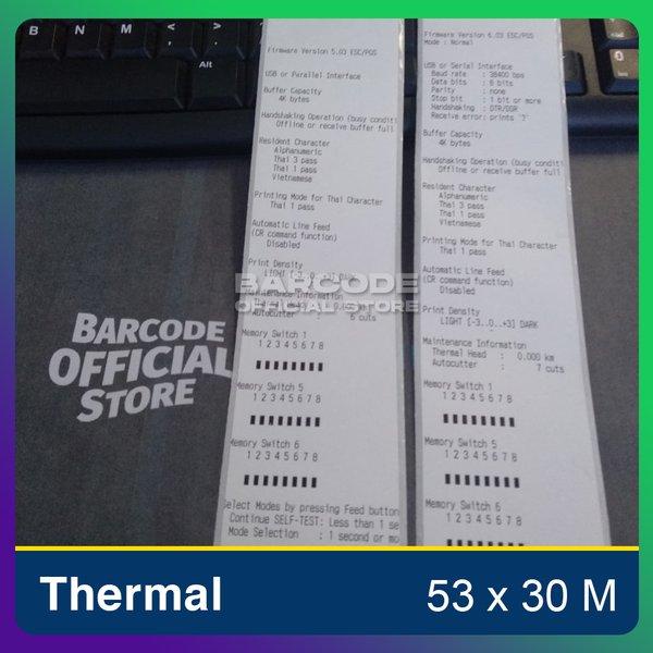 

Sticker - Label Thermal 58 X 30 M Continuous - Printer Epson Tm-T82 Moka Pos