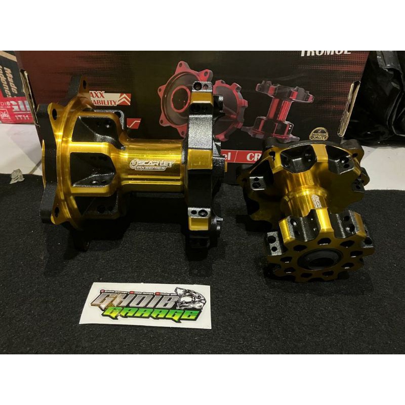 Tromol Scarlet 2tone Double Bearing Black Gold Crf 150