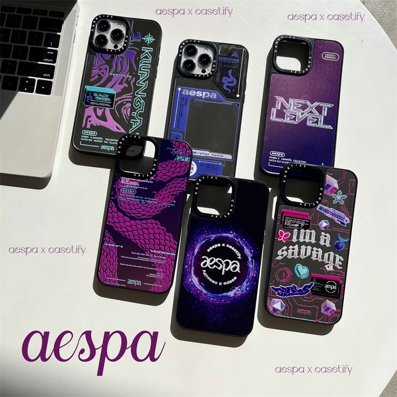 CASETIFY AESPA IPHONE X XS MAX XR 11 12 13 14 PRO MAX