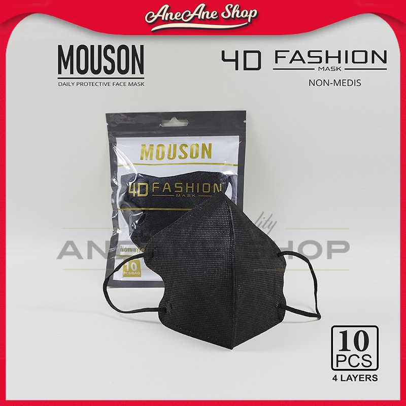 Masker Mouson Duckbill 4D Fashion Masker Non Medis Sekali Pakai 4 Ply