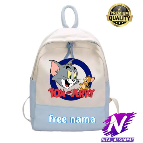 tas ramsel anak tom and jerry tas sekolah tom jerry