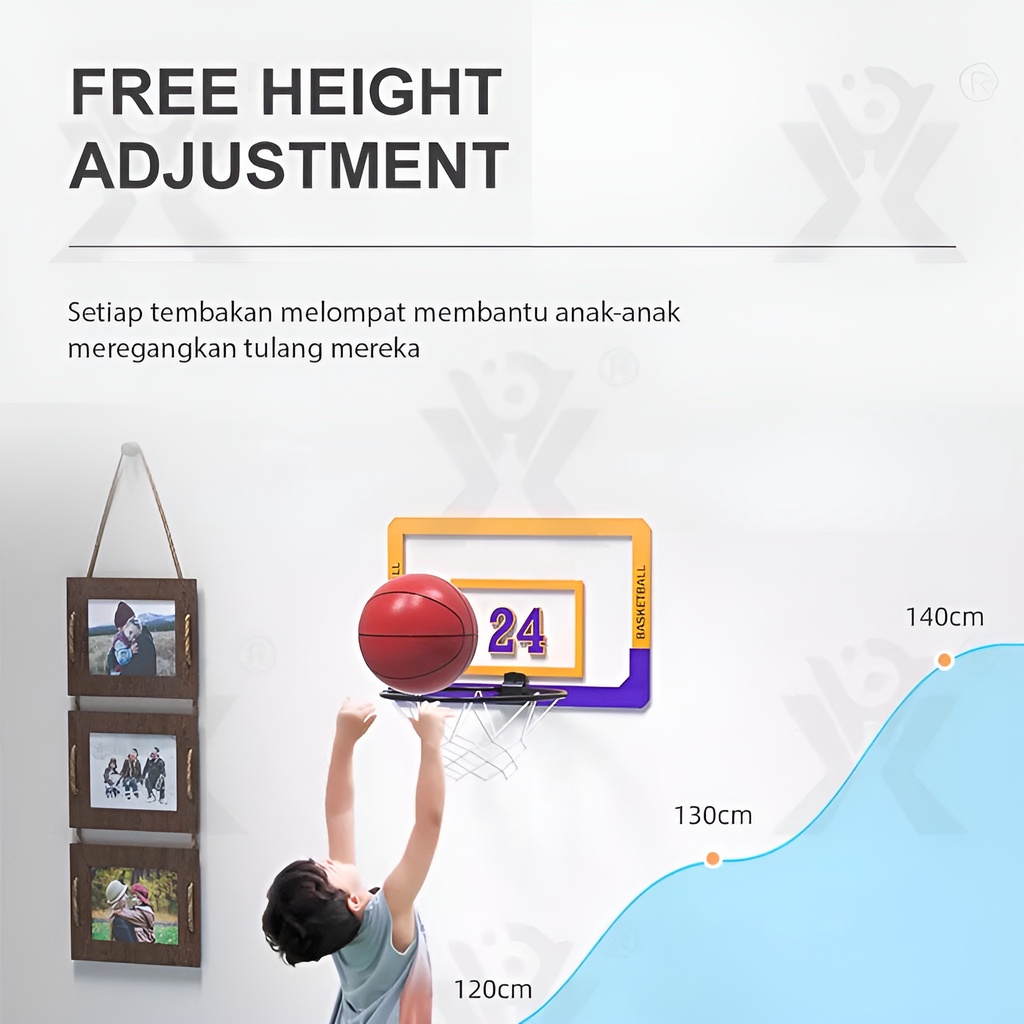 Mainan Bola Basket Ring | Mainan Outdoor Olahraga Anak Shoot Basket Ball | Mainan Anak Laki Laki 3-4-5-6-7 Tahun Seru Untuk Keluarga