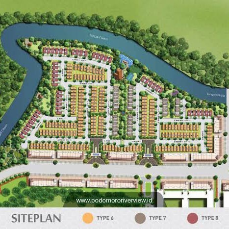 

Gambar Master Plan Perumahan / Site Plan Perumahan / gambar berwarna