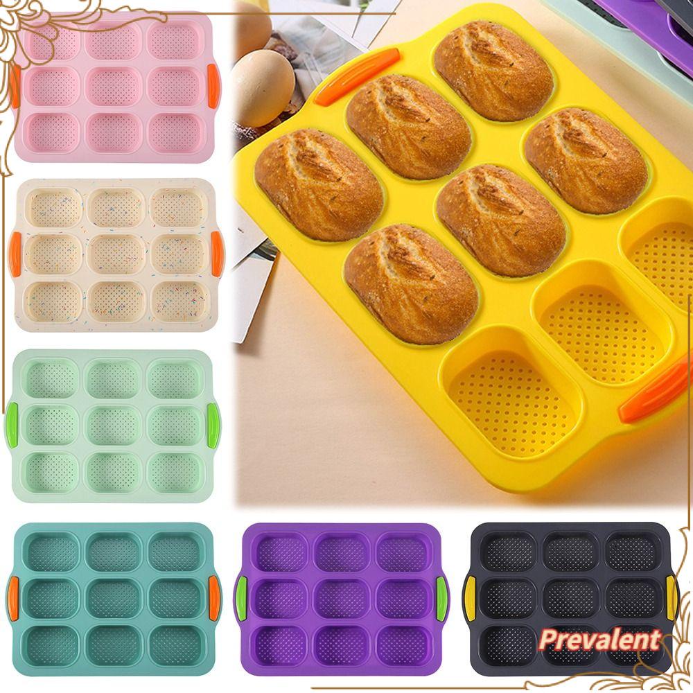 Preva Cetakan Baguette Alat Kue Dapur Pizza Pie Mousse Toast Tray Roti Kue Loyang Silikon
