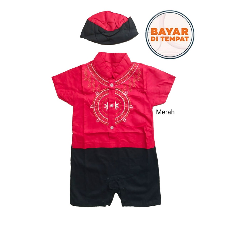 koko romper koko anak akikah lucu - baju bayi baru lahir cowok.