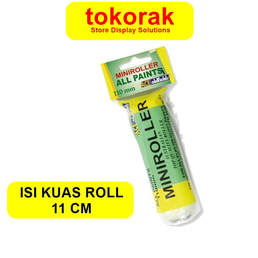 REFILL KUAS ROLL CAT 4 INCH ALL PAINTS ACE OLDFIELDS ISI ROLLER 110MM