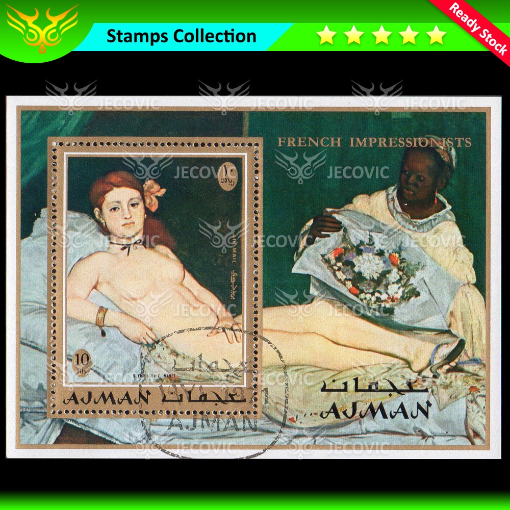 

Ajman Nudes Art French Impressionists , Prangko Souvenir Sheets