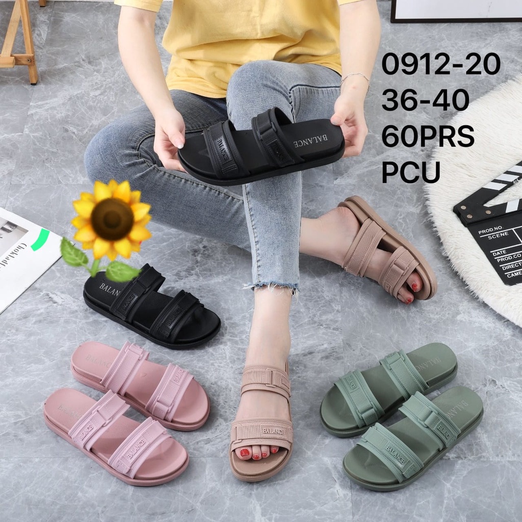 Sandal Karet Jelly Wedges Wanita Import Model Fashion KoreaTerbaru Original Kekinian by AGUNG STYLE Balance 0912-20