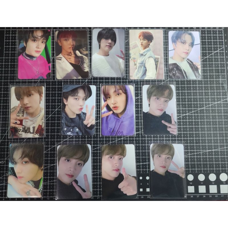 wts pc photocard haechan kihriv kihno arrival haechan hoodie ungu haechan pout haechan slow acid ted
