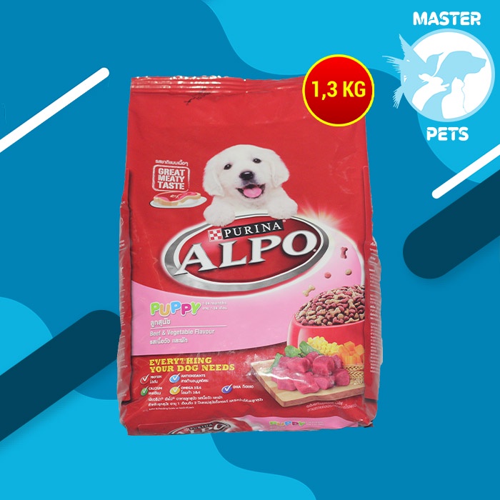 Alpo Puppy Beef &amp; Vegetable 1.3kg