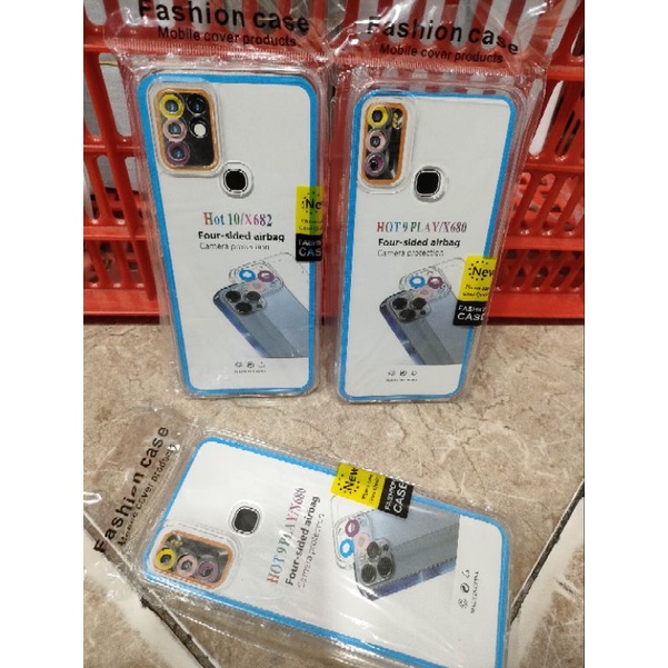 Softcase infinix Hot 9 Play X680 Silikon Casing Case Bening Transparan Pelindung Pro Camera
