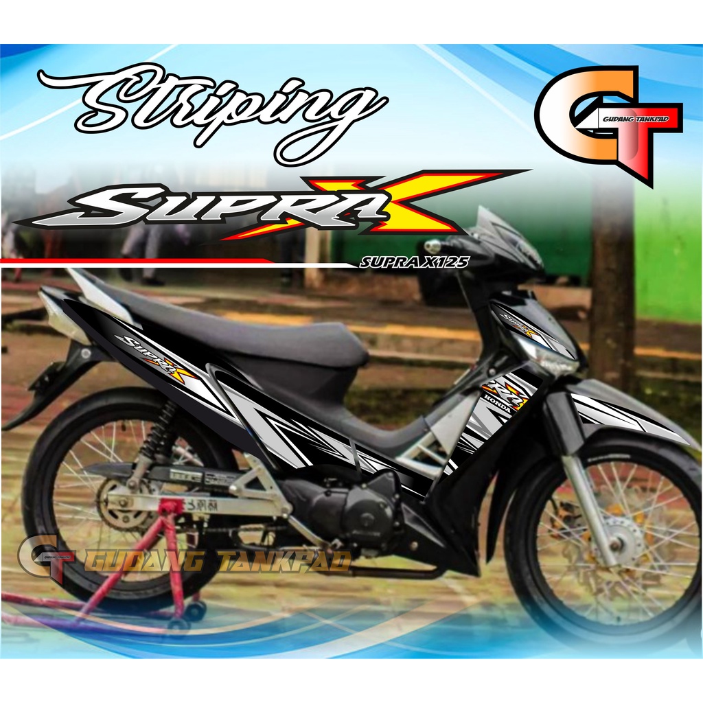 STRIPING  VARIASI SUPRA CW / SUPRA X 125 / STR / SUPRA X 125 /STRIPING SUPRA X 125 / SURA X / BARU /