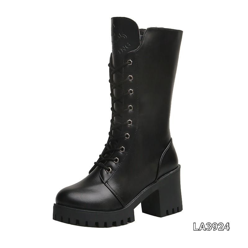 Boots winter leather fashion korea import LA3924