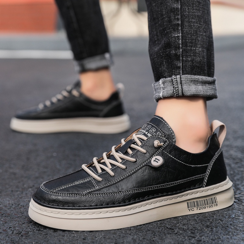 Sepatu Sneakers Import Pria Kulit Model Casual Terbaru Mamojo Store GENOS