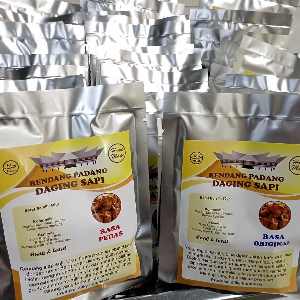 

(X-E3E)[♥☞] Rendang Randang Daging Sapi Khas Asli Padang Minang Zilky Original Ori Pedas Pedes Salero Food SaleroFood Makanan Siap Saji Bukan Mama Mamah Fuji Puji paling laris