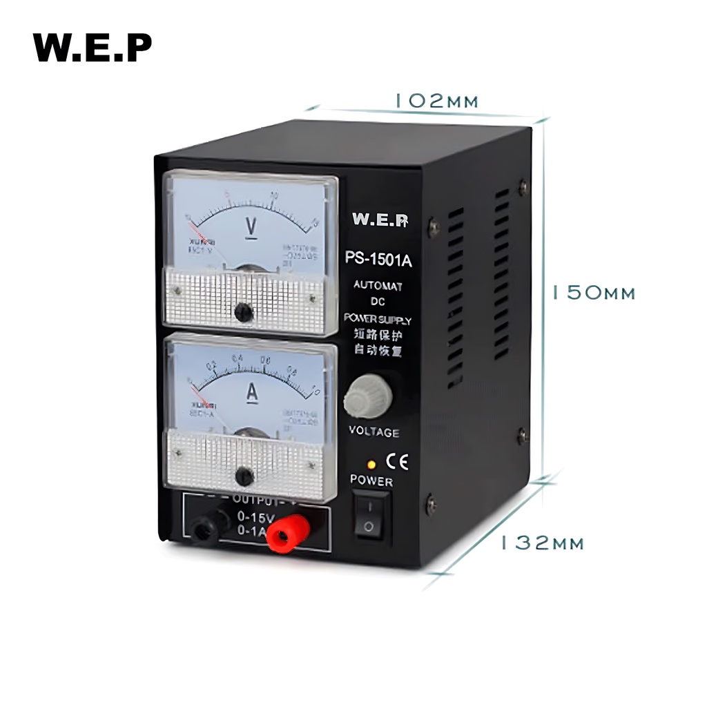 WEP Power Supply HP PS-1501A 15V 1A DC Hitam Original