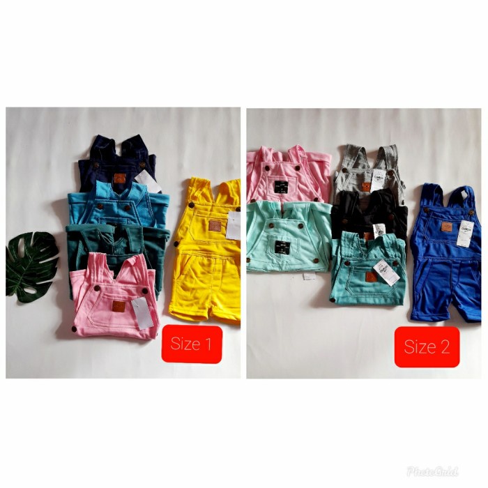 BAJU KODOK ANAK BAYI PEREMPUAN LAKI LAKI OSHKOSH 1-5TH/OVERALL ANAK