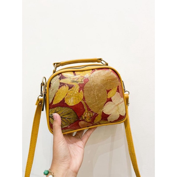 TAS KULIT PREMIUM ECOPRINT KULIT ASLI SUKAREGANG GARUT