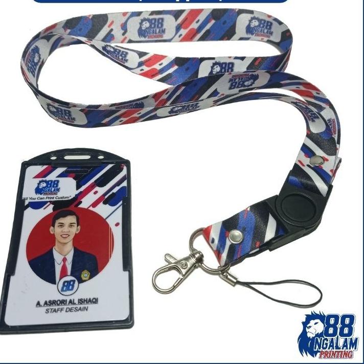 

Terlaris Tali Lanyard Fullset Custom Lanyard Tali Gantungan ID Card Custom フ