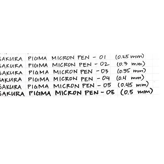 

Sakura Pigma Micron Drawing Pen & Brush Pen ぅ