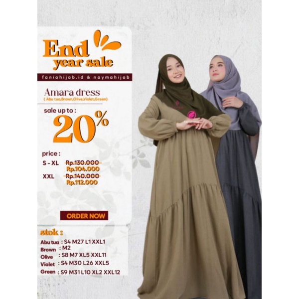 AMARA DRESS / SUPERNOVA / GAMIS ONLY / BY NAYMA HIJAB