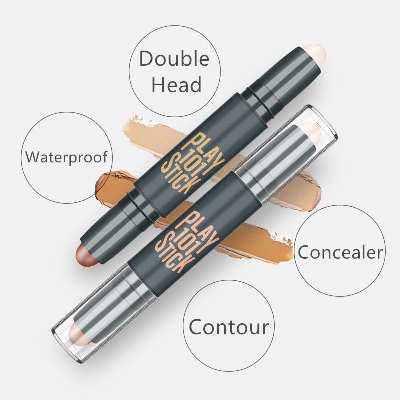 DNM  Stick 2-Head Light Shading Concealer Contour Dua Sisi