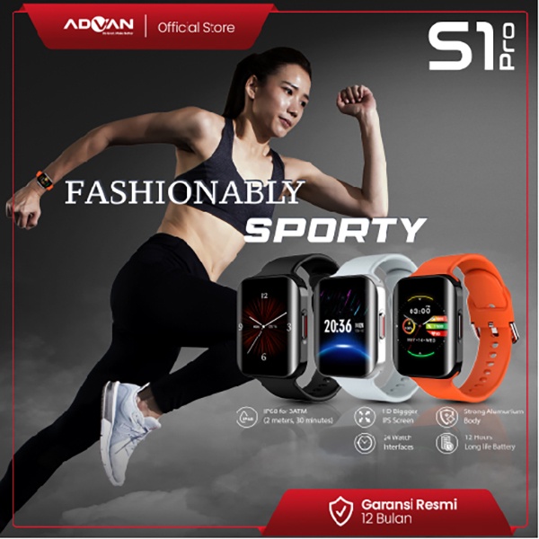 Smartwatch S1 Pro STARTGO 1.69” HD IPS Screen 15 Sports Modes, Blood Pressure
