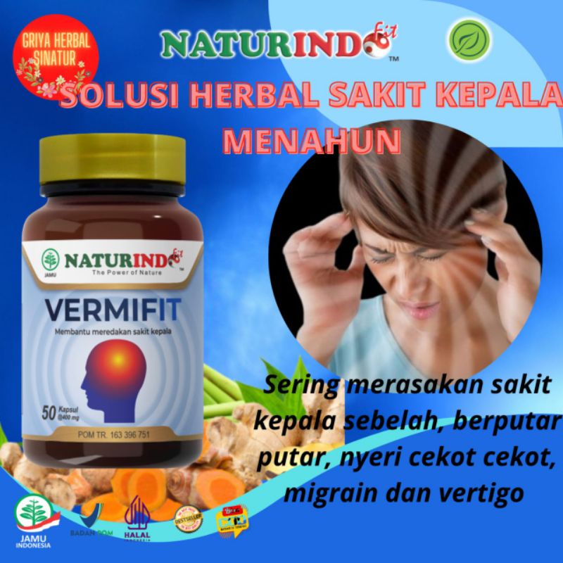 VERMIFIT Herbal spesial ( Vertigo &migrain)