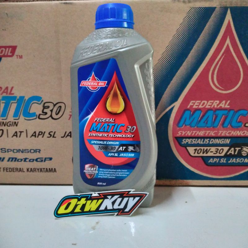 OLI FEDERAL MATIC 30 ECO MAXX API SL- JADO MB SAE 10W-30 ISI 800ML