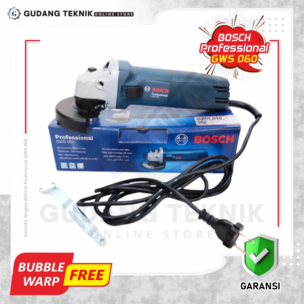 Mesin Gerinda BOSCH GWS 060 / Gerinda Tangan 4&quot; Bosch GWS060