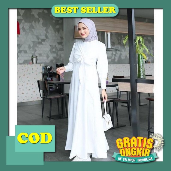 Yumna Dress Gamis Wanita Dewasa Terbaru 2022 Elegan Gamis Remaja Kekinian Viral Gamis Modern Lebaran