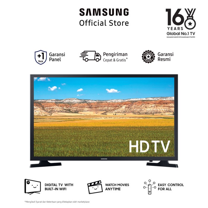 Samsung 32" HD Smart TV T4500 (2020) TERMURAH