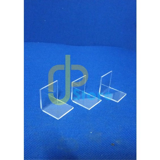 Siku L akrilik/siku penahan meja akrilik