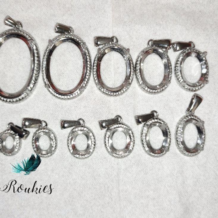 Best Seller Ikatan/ Emban Liontin Titanium Gigi Warna Silver